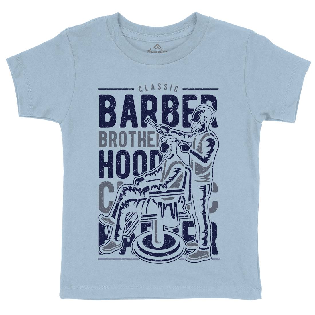 Brotherhood Kids Crew Neck T-Shirt Barber A009