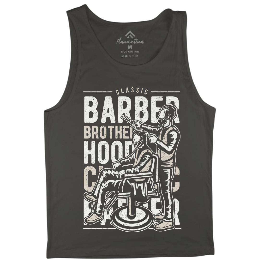 Brotherhood Mens Tank Top Vest Barber A009