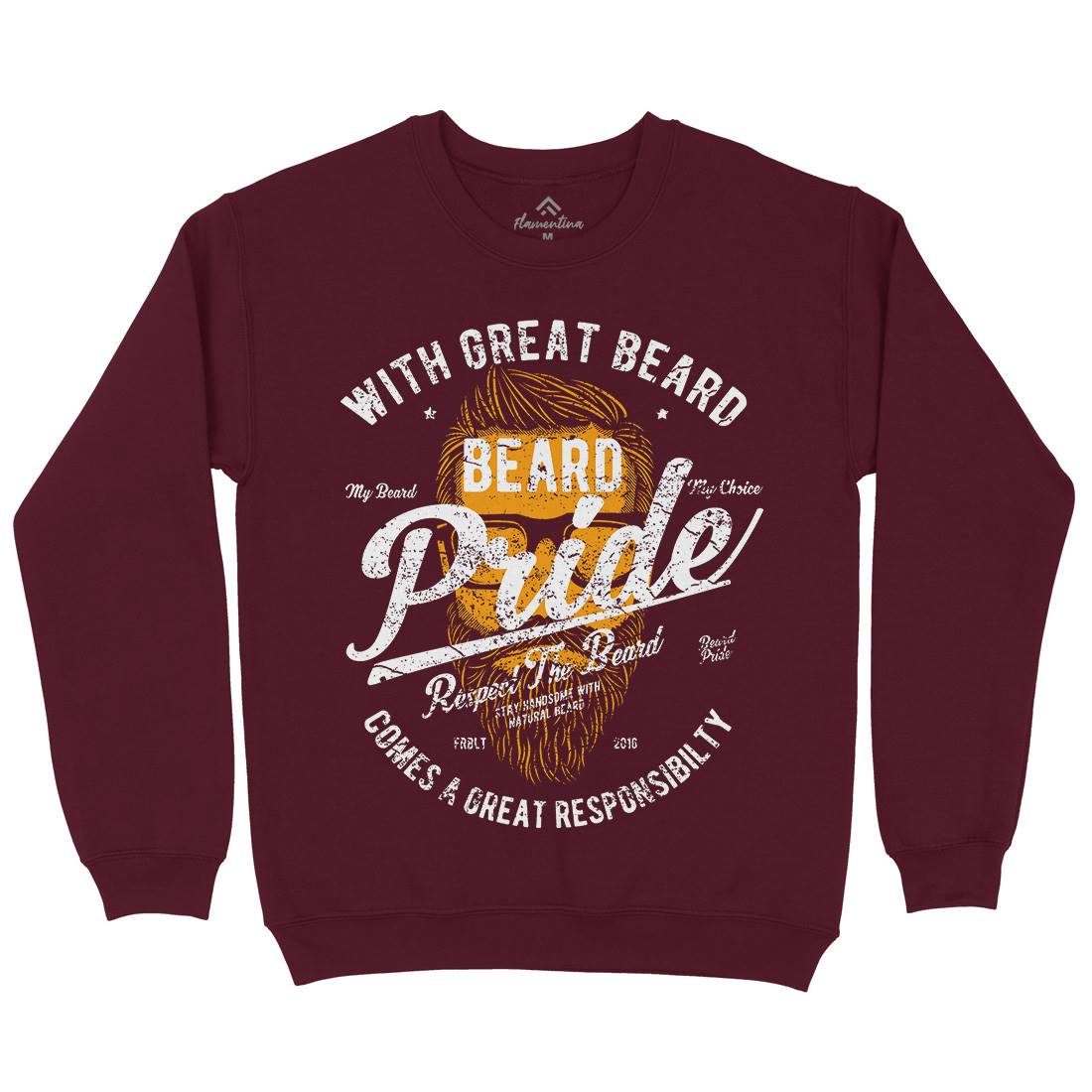 Beard Pride Kids Crew Neck Sweatshirt Barber A010