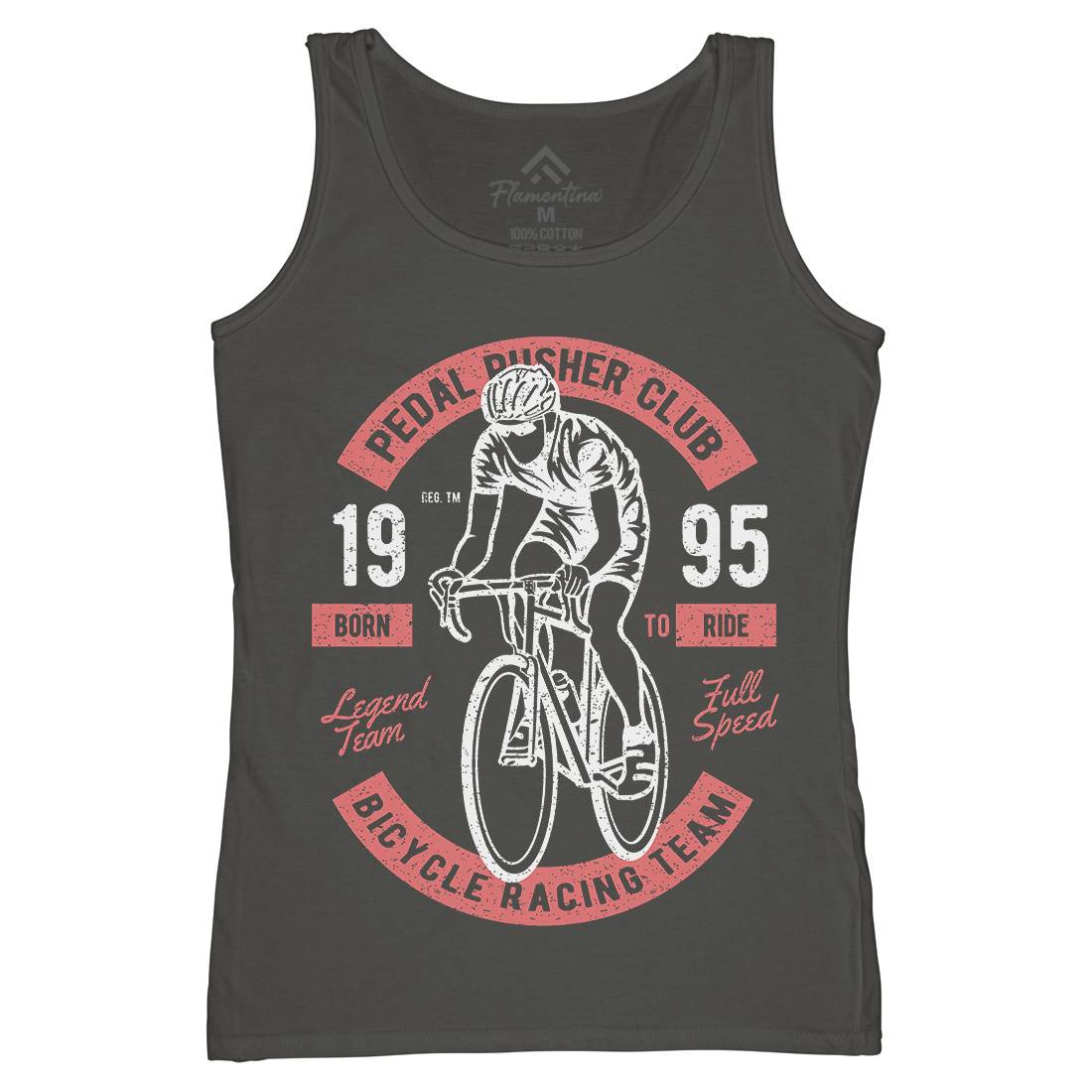 Bicycle Racing Team Womens Organic Tank Top Vest Bikes A011