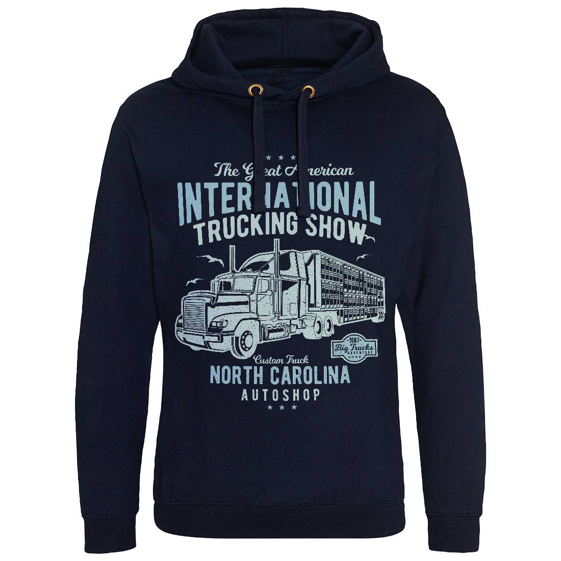 Big Truck Mens Hoodie Without Pocket Vehicles A013