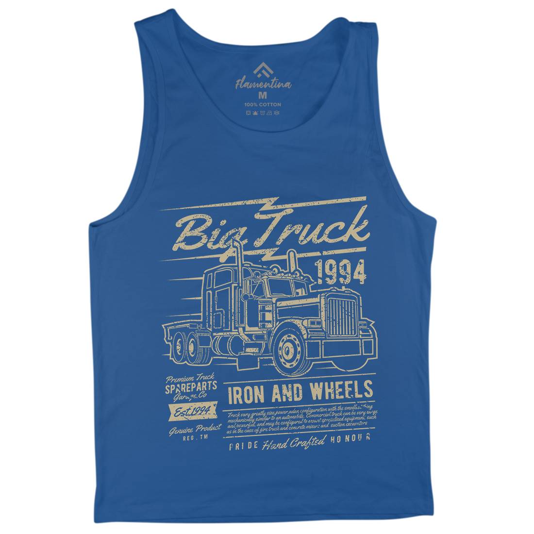 Big Truck Mens Tank Top Vest Vehicles A014