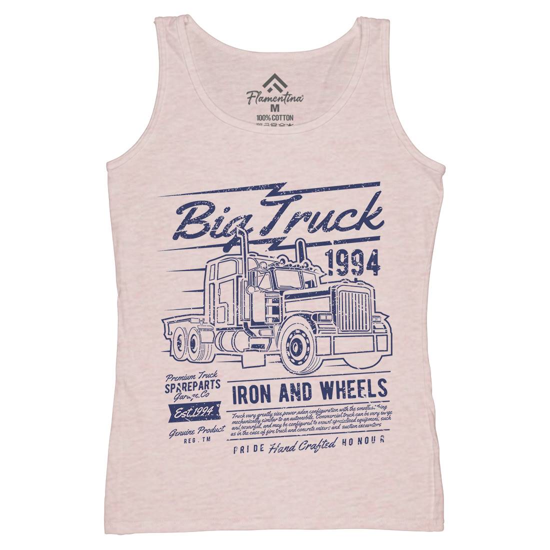 Big Truck Womens Organic Tank Top Vest Vehicles A014