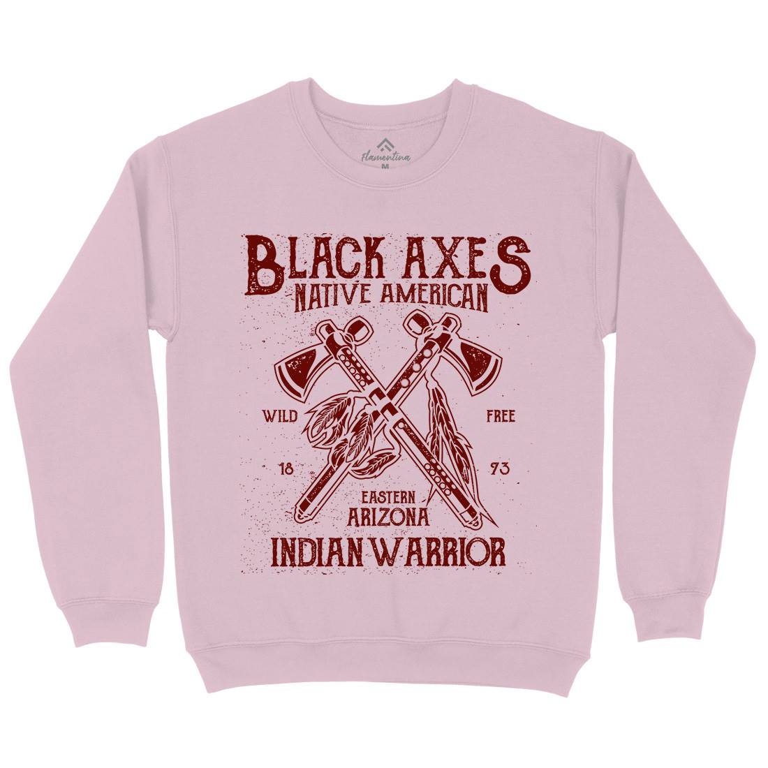 Black Axes Kids Crew Neck Sweatshirt American A015