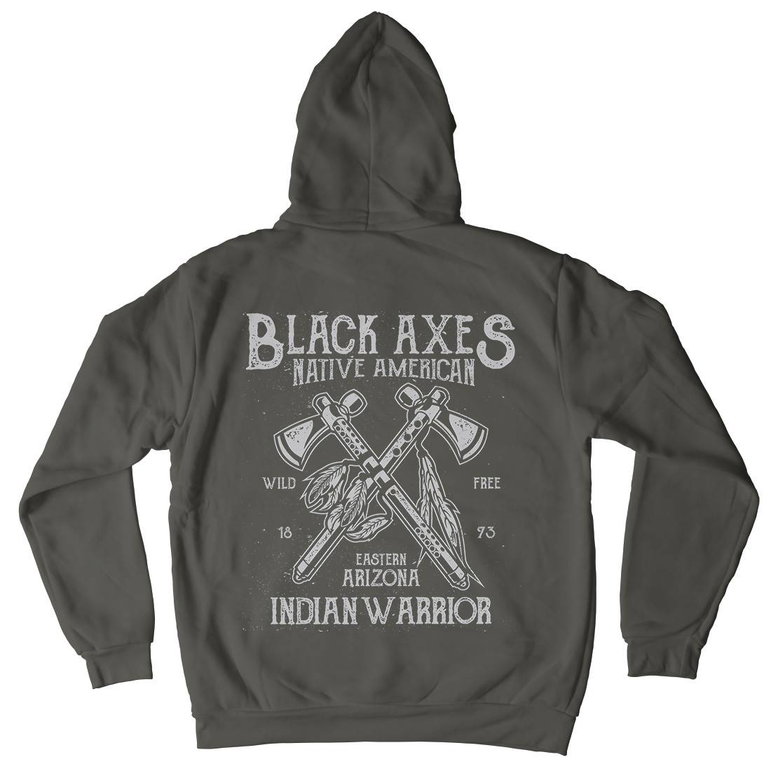 Black Axes Kids Crew Neck Hoodie American A015