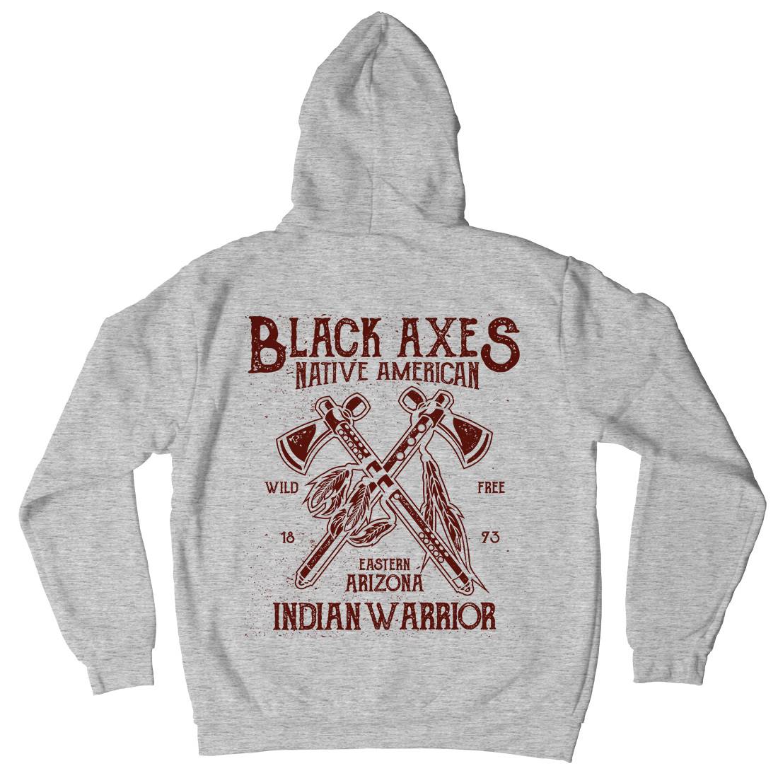 Black Axes Kids Crew Neck Hoodie American A015