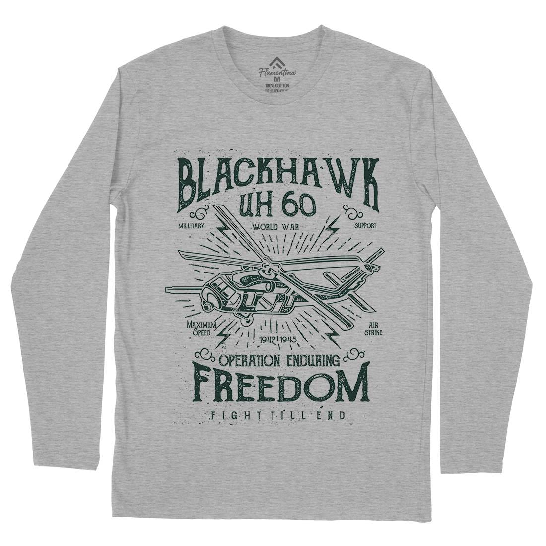 Blackhawk Mens Long Sleeve T-Shirt Army A016