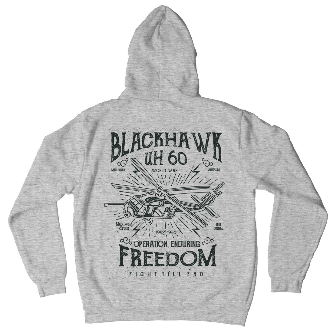 Blackhawk Mens Hoodie With Pocket Army A016