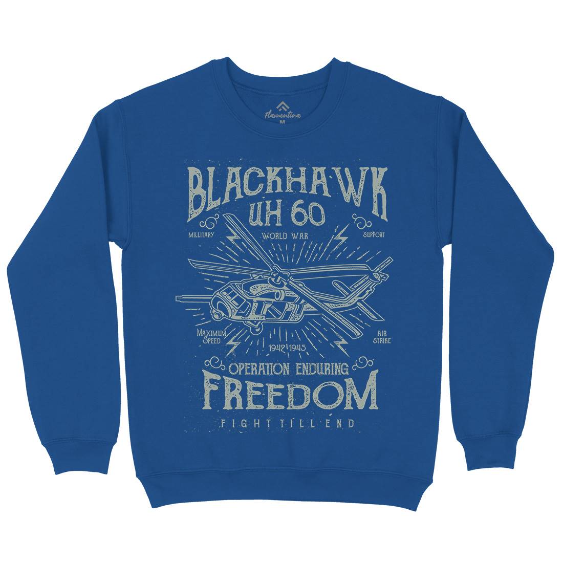 Blackhawk Kids Crew Neck Sweatshirt Army A016