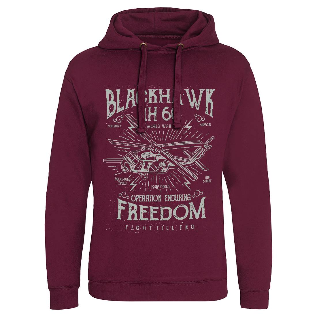Blackhawk Mens Hoodie Without Pocket Army A016