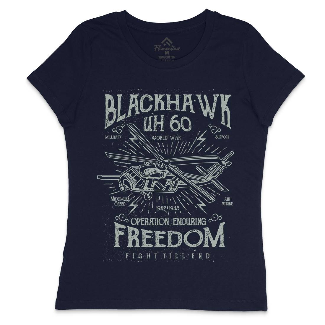 Blackhawk Womens Crew Neck T-Shirt Army A016