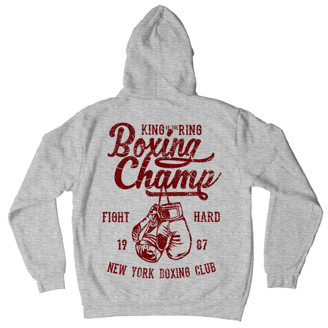 Boxing Champ Kids Crew Neck Hoodie Sport A021