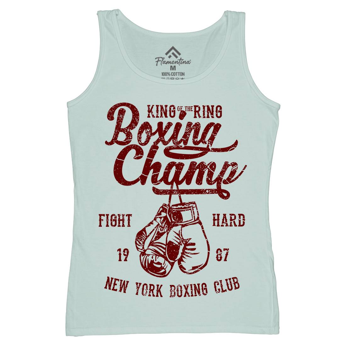 Boxing Champ Womens Organic Tank Top Vest Sport A021