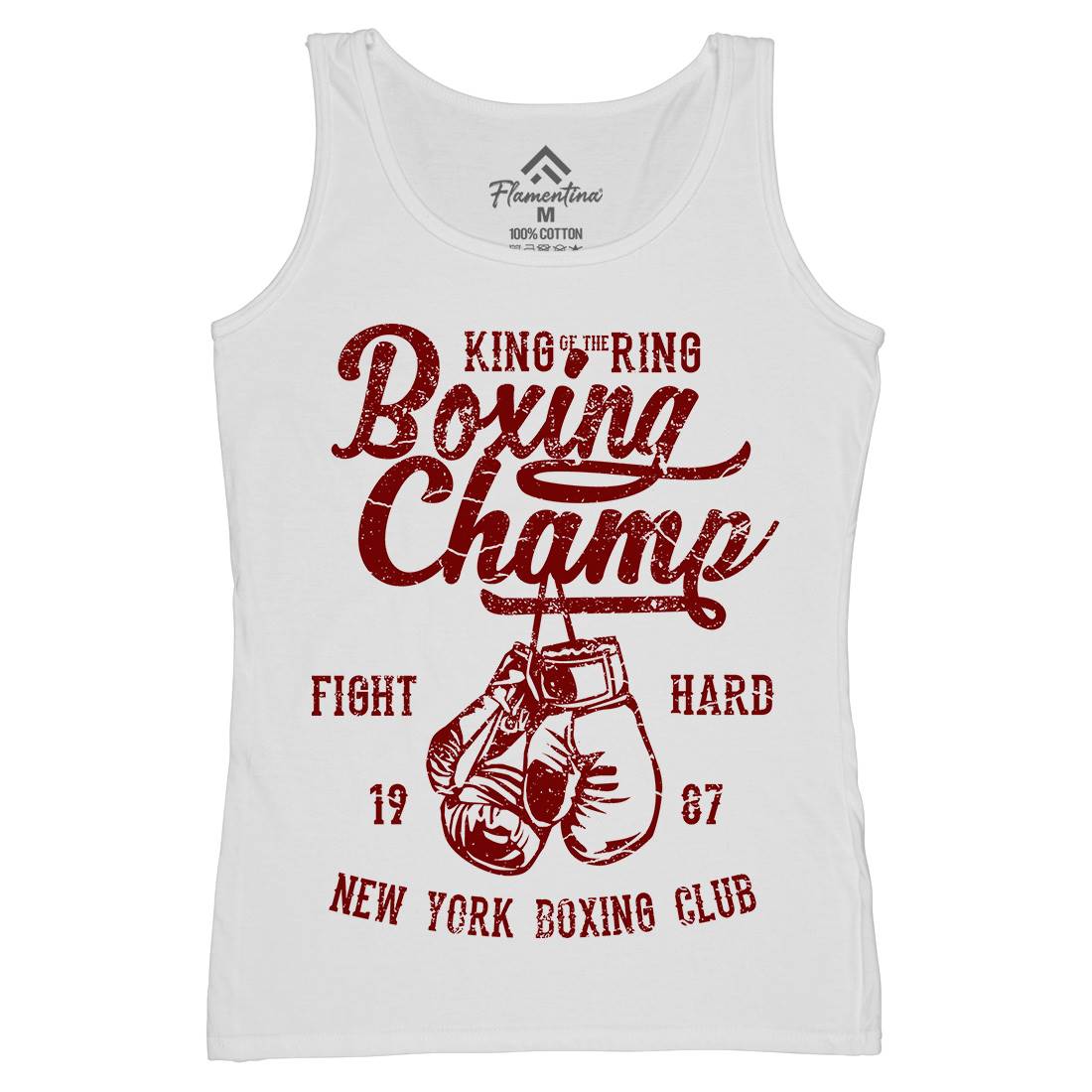 Boxing Champ Womens Organic Tank Top Vest Sport A021