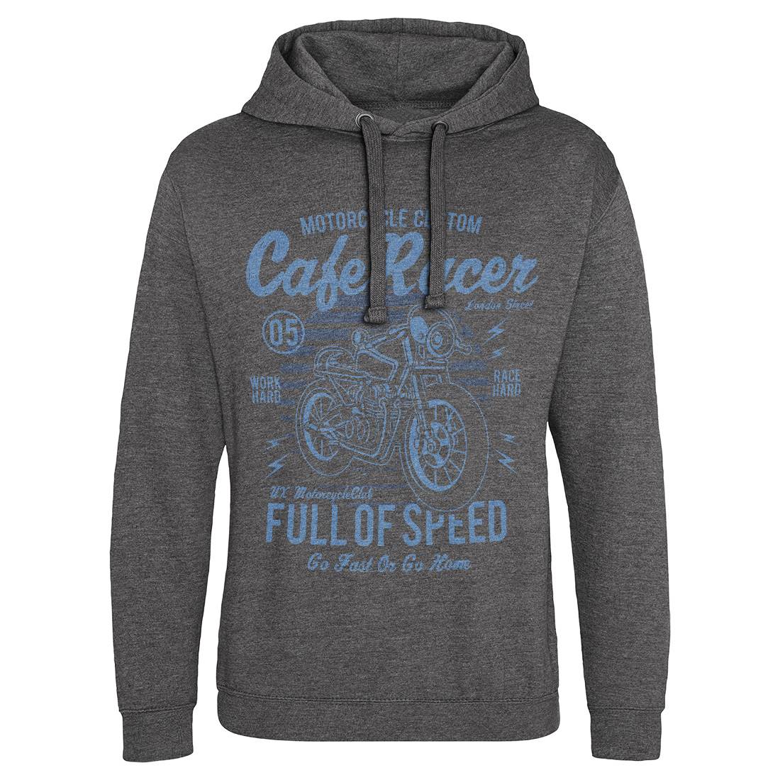 Cafe Racer Mens Hoodie Without Pocket Motorcycles A024