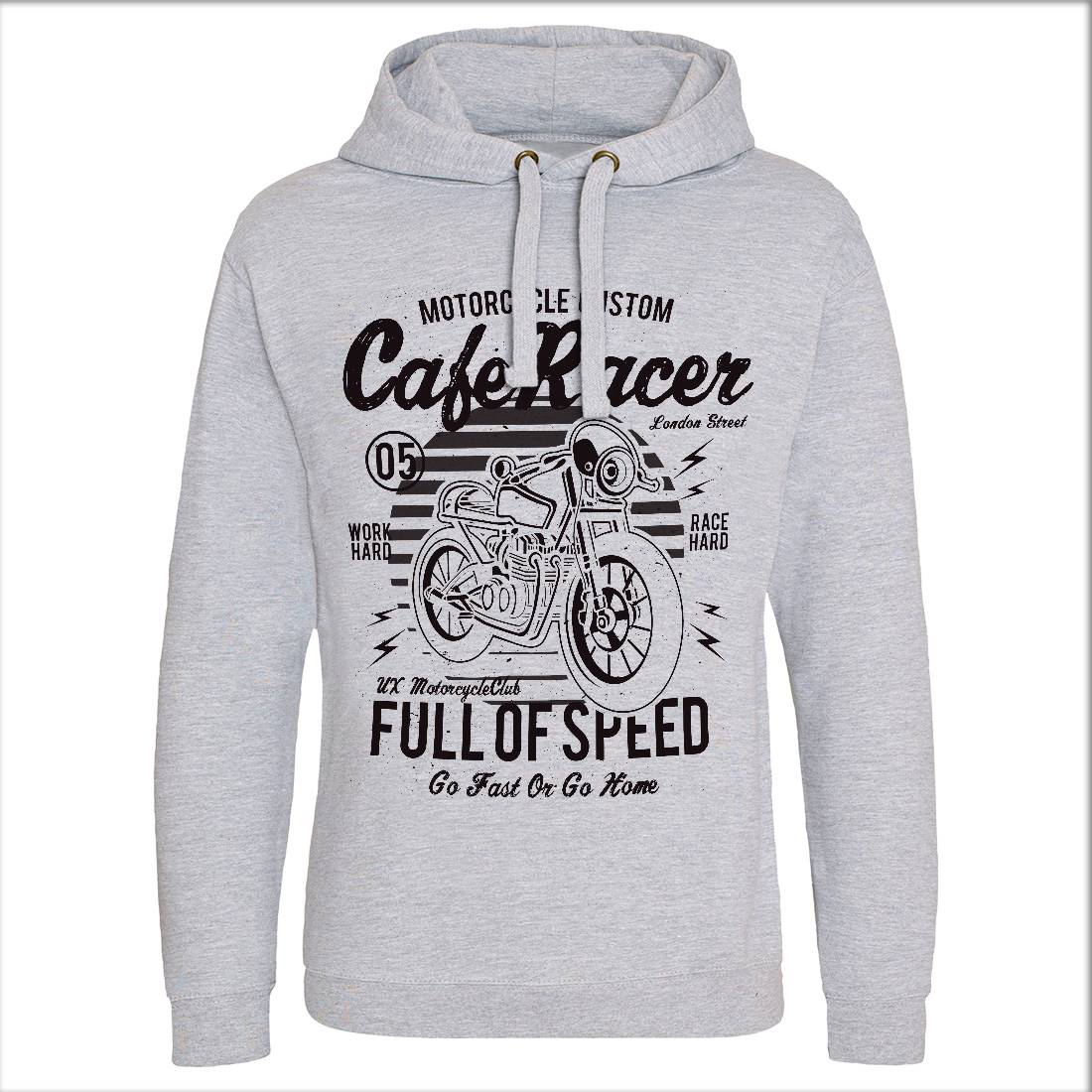 Cafe Racer Mens Hoodie Without Pocket Motorcycles A024