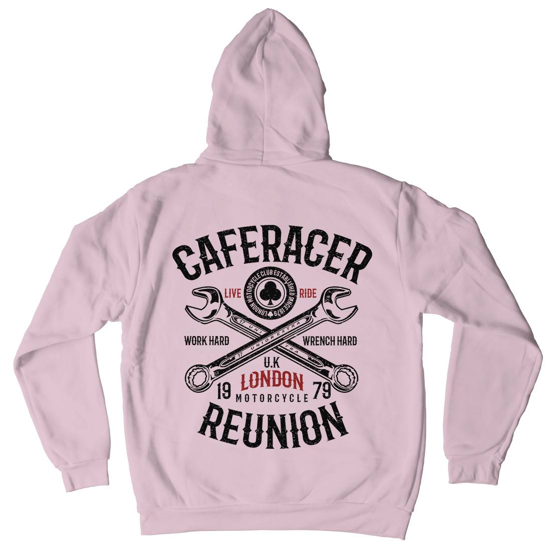 Caferacer Reunion Kids Crew Neck Hoodie Motorcycles A025
