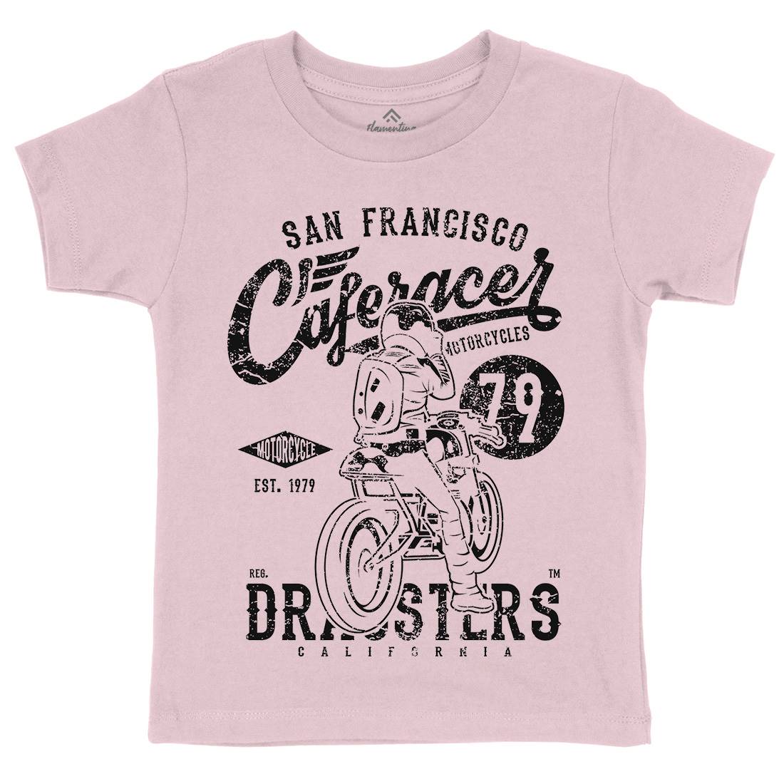 Caferacer 79 Kids Crew Neck T-Shirt Motorcycles A026