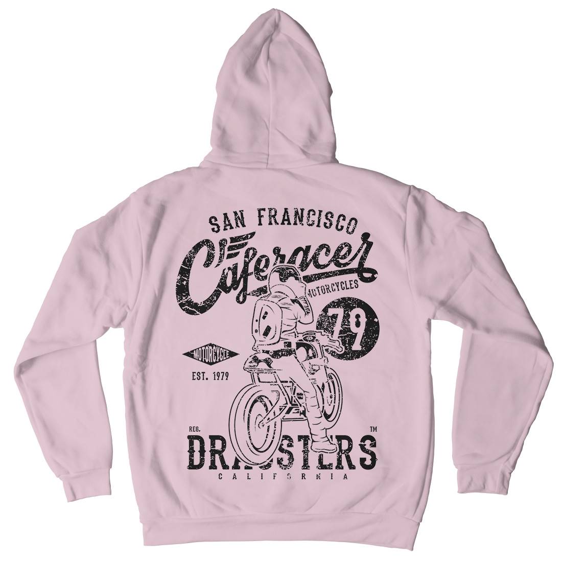 Caferacer 79 Kids Crew Neck Hoodie Motorcycles A026