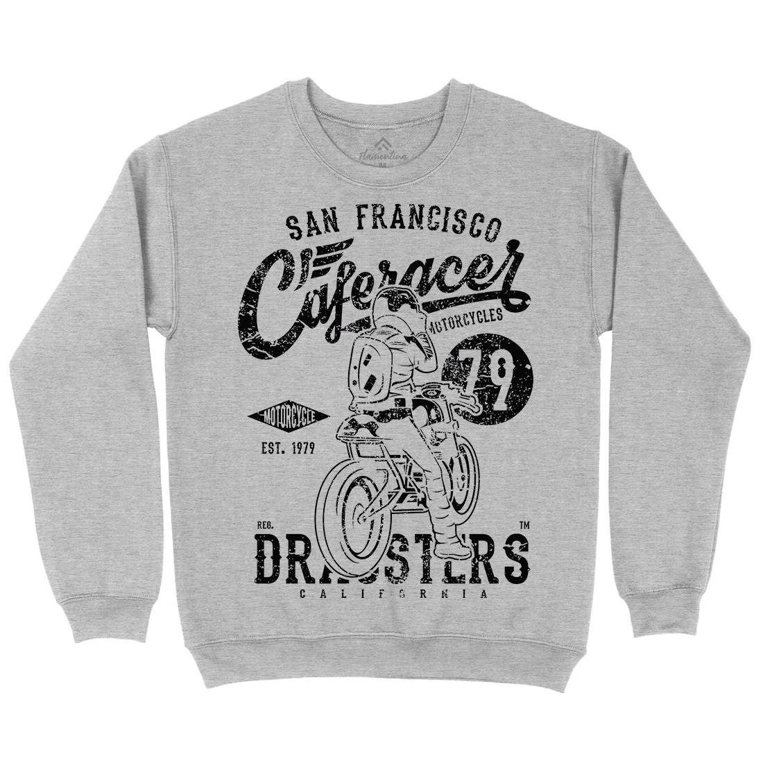 Caferacer 79 Mens Crew Neck Sweatshirt Motorcycles A026