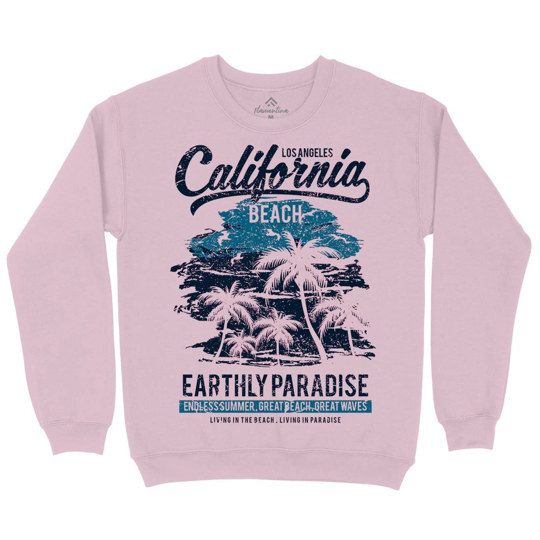 California Beach Kids Crew Neck Sweatshirt Nature A027