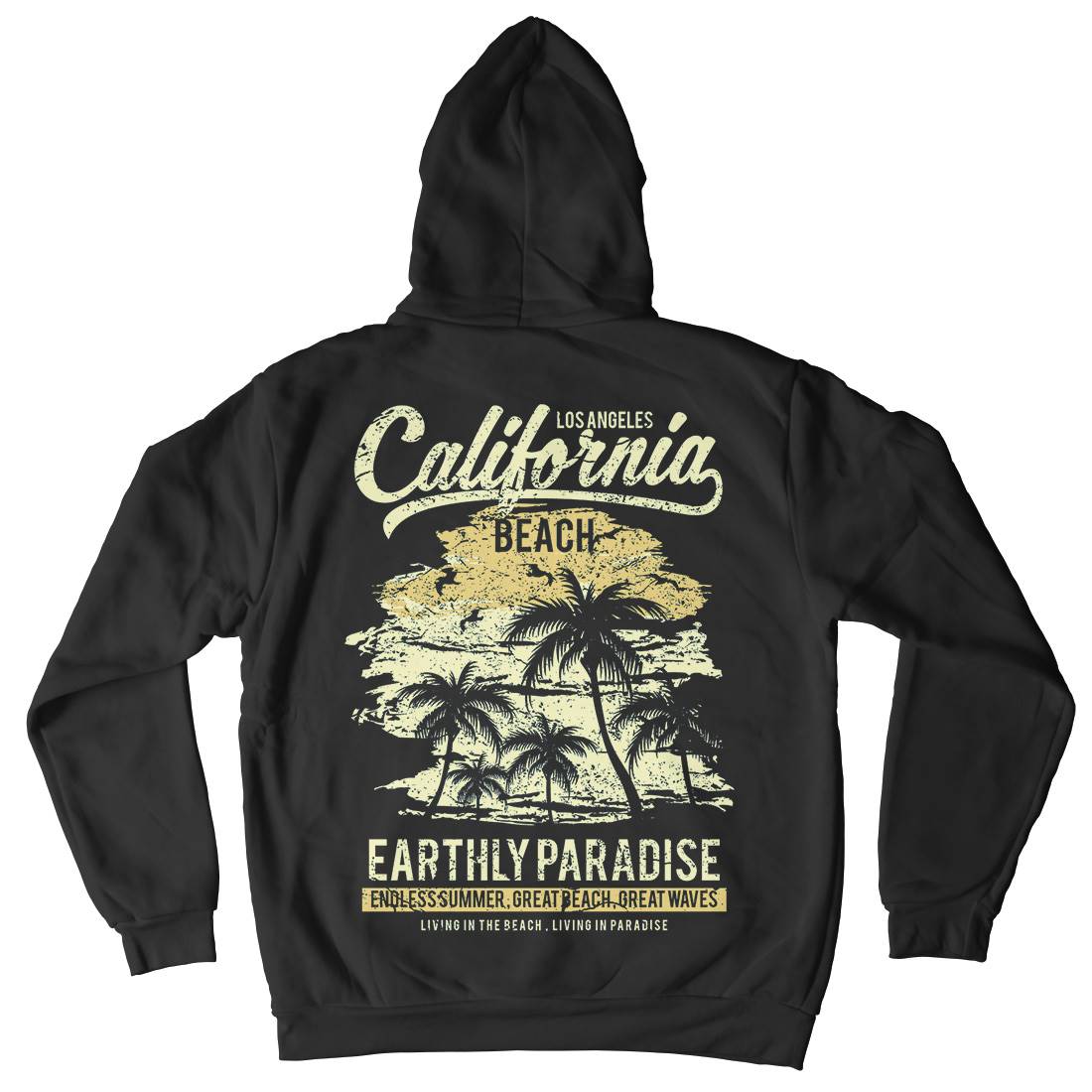 California Beach Kids Crew Neck Hoodie Nature A027