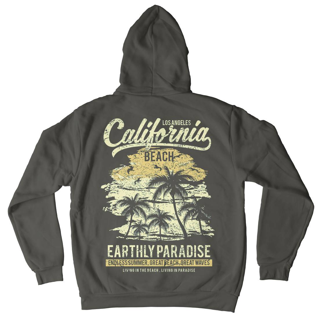 California Beach Kids Crew Neck Hoodie Nature A027