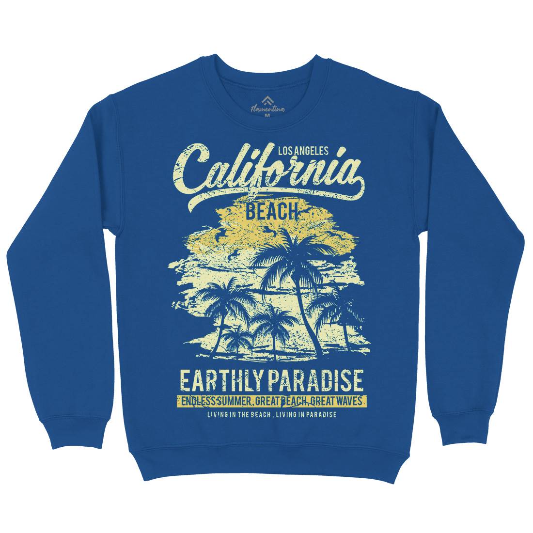 California Beach Kids Crew Neck Sweatshirt Nature A027