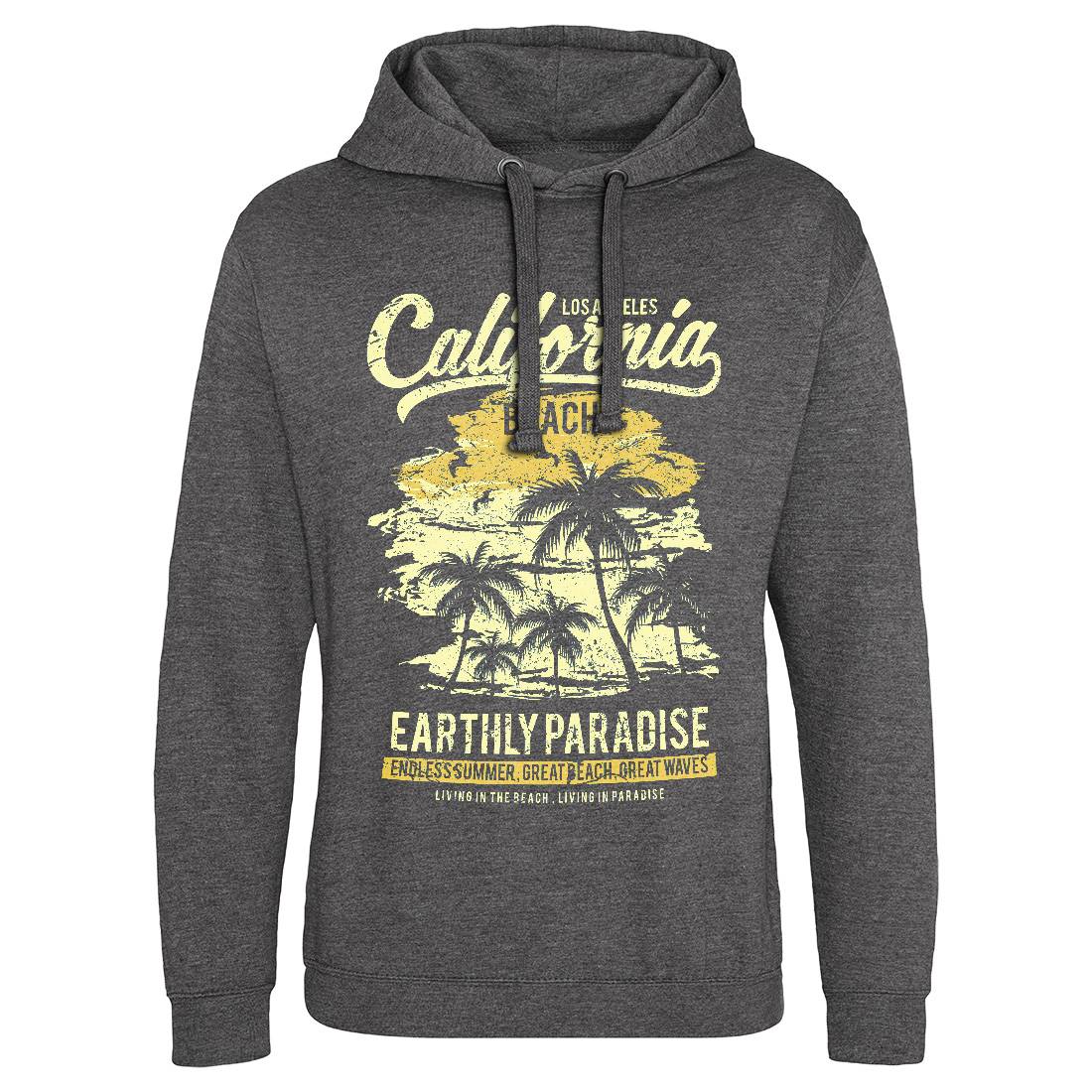 California Beach Mens Hoodie Without Pocket Nature A027