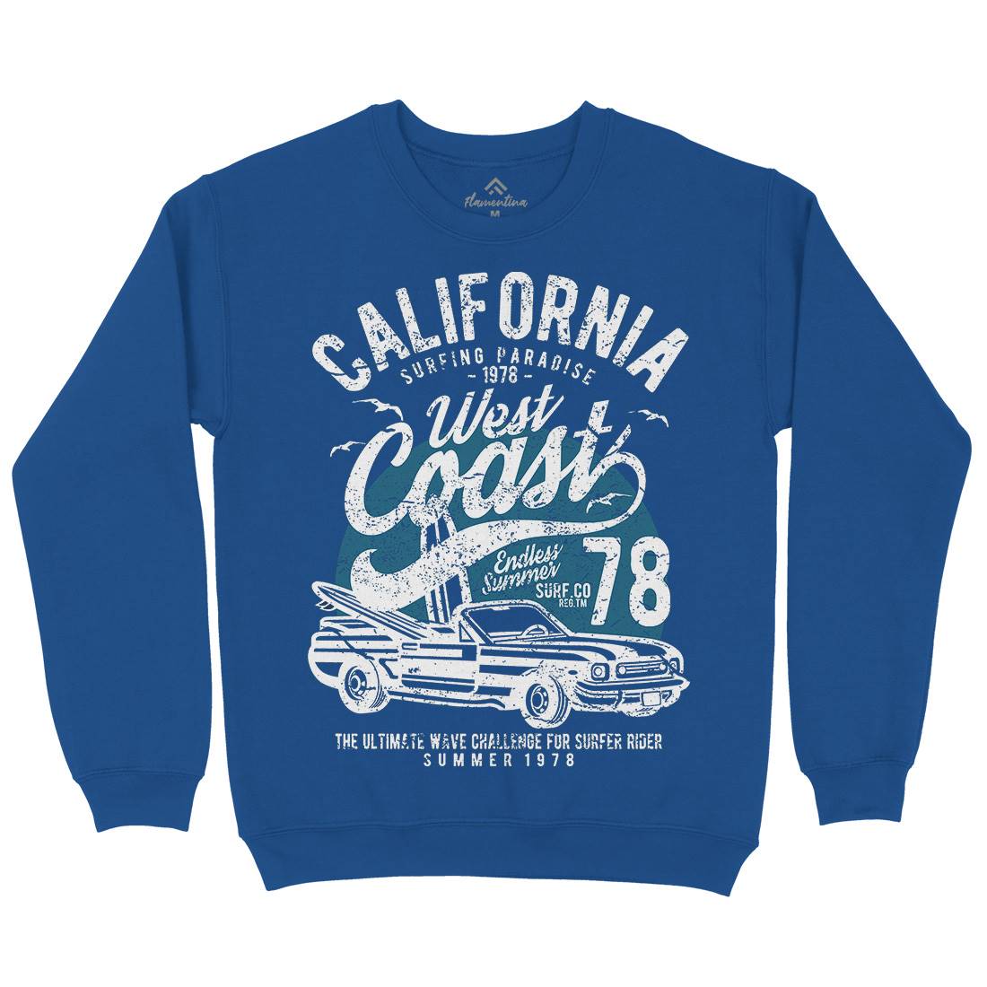 California West Coast Kids Crew Neck Sweatshirt Nature A028