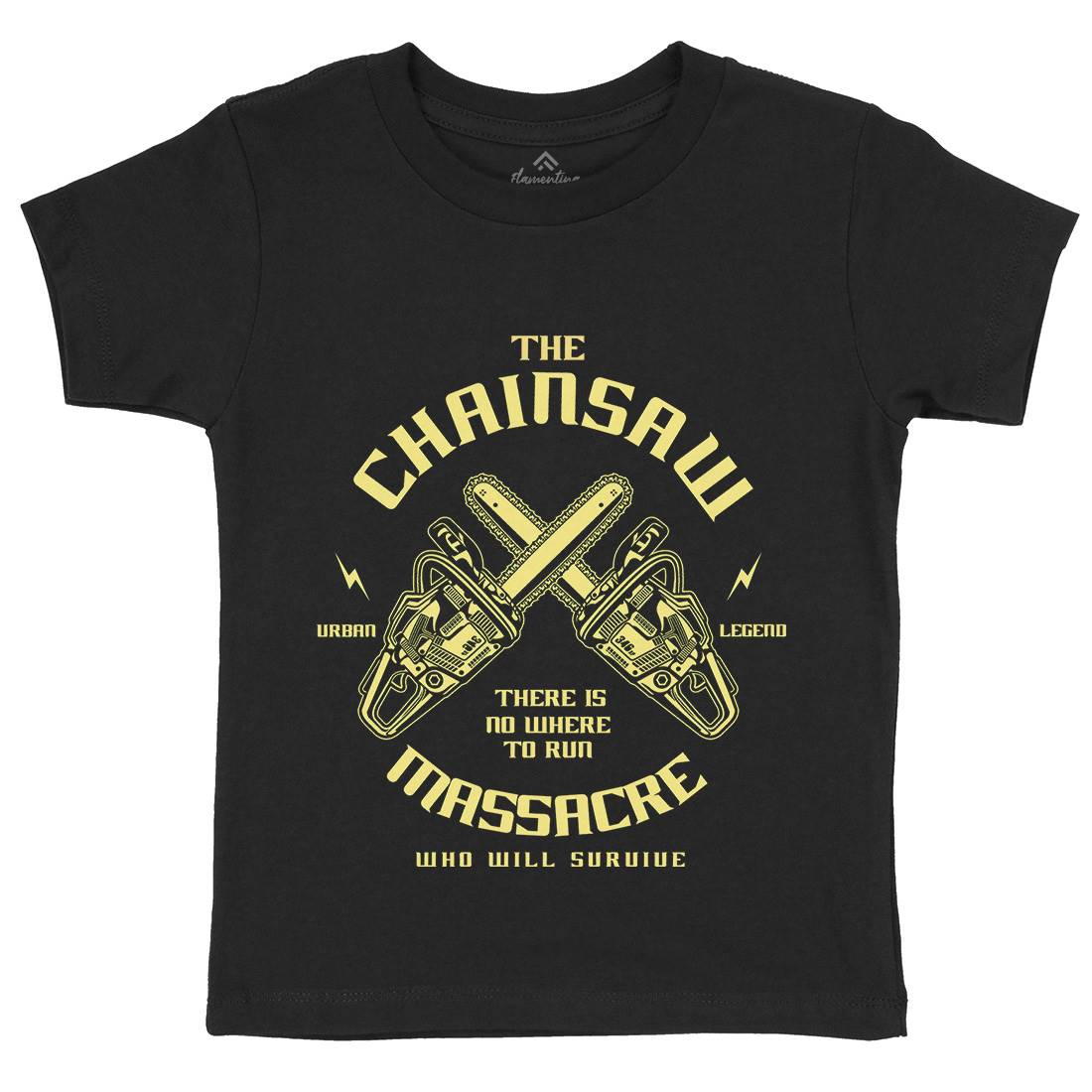 Chainsaw Kids Crew Neck T-Shirt Horror A029