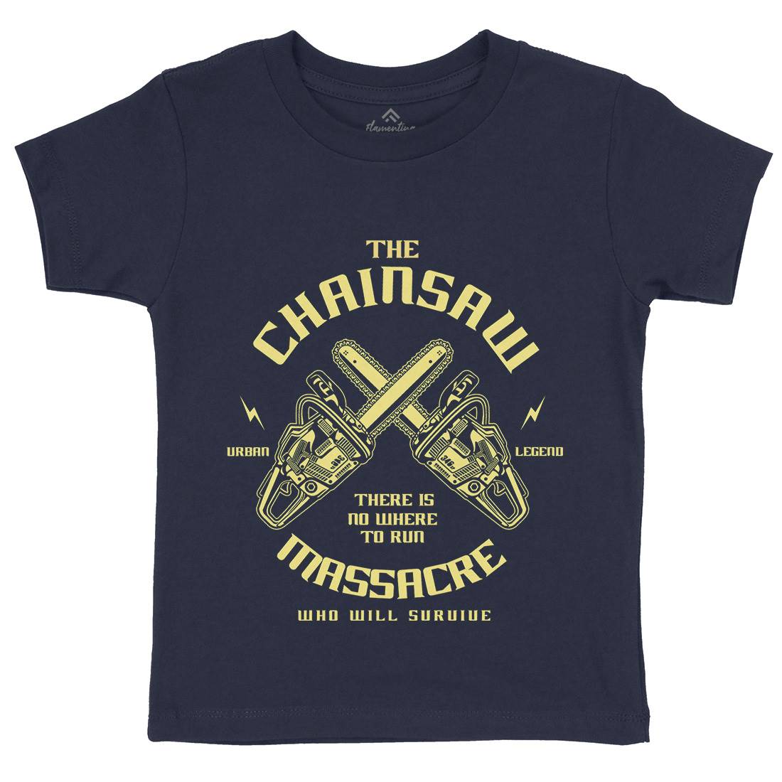 Chainsaw Kids Crew Neck T-Shirt Horror A029