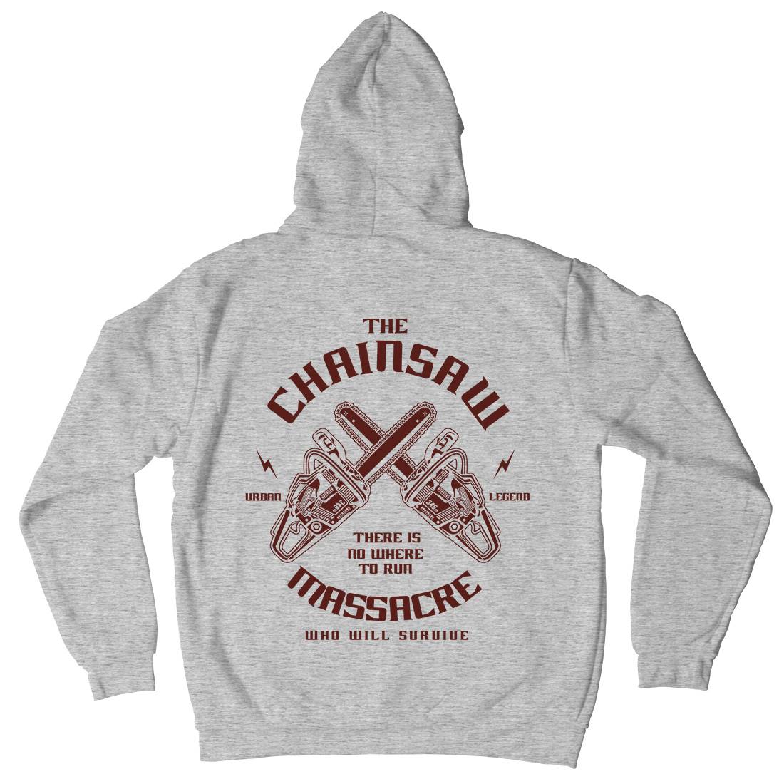 Chainsaw Mens Hoodie With Pocket Horror A029