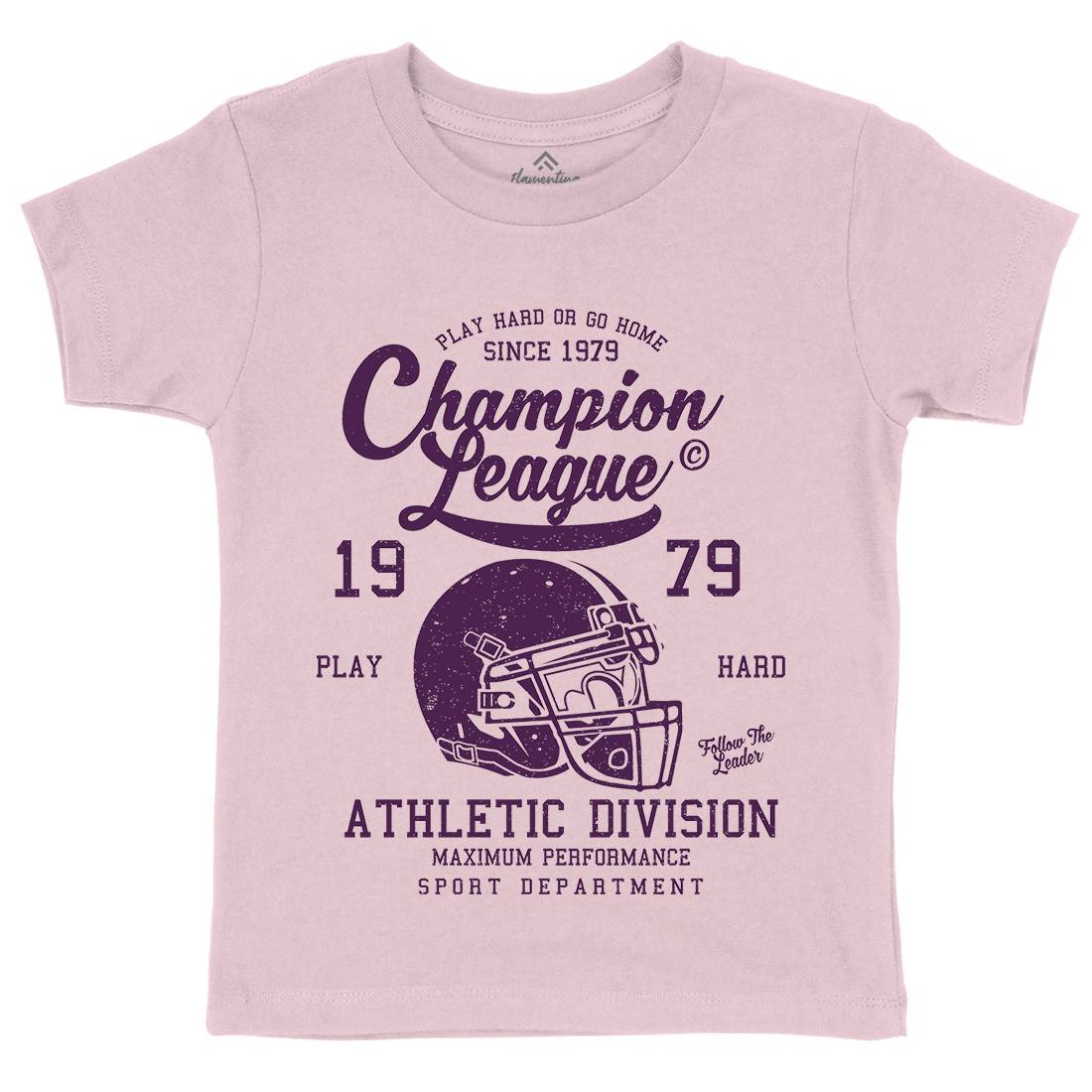 Champion League Kids Organic Crew Neck T-Shirt Sport A031