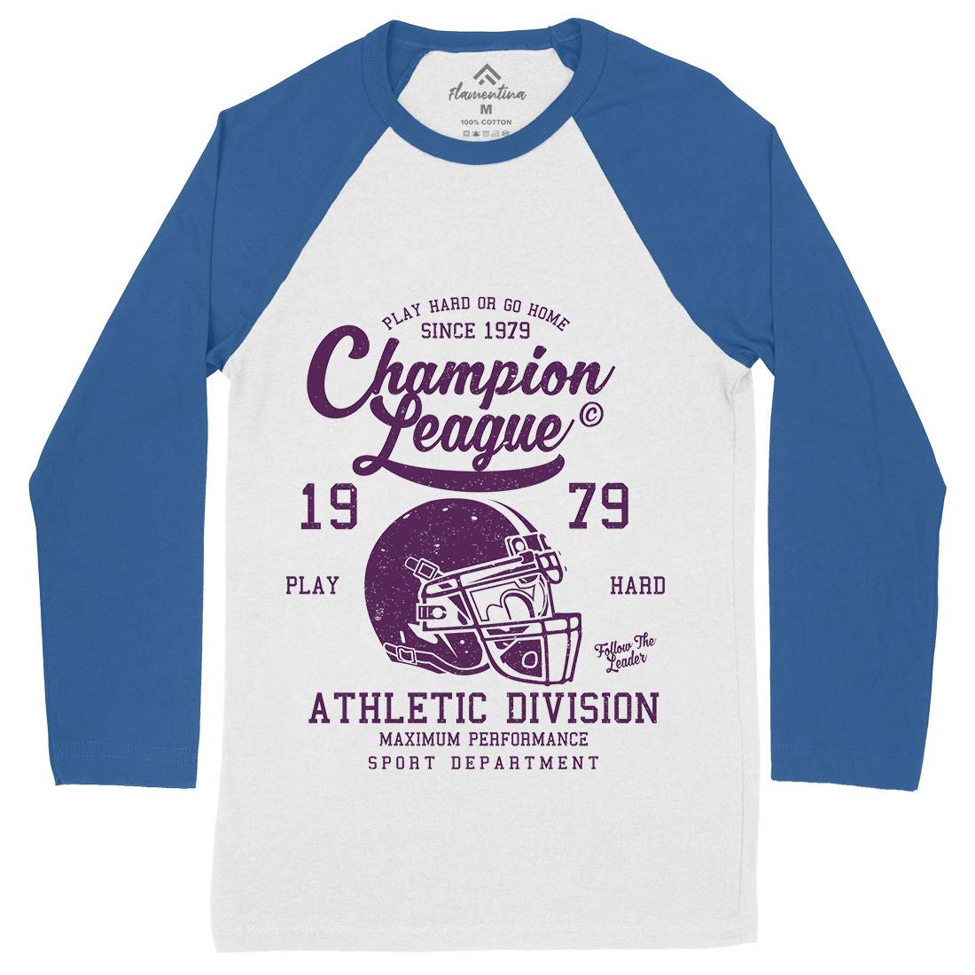 Champion League Mens Long Sleeve Baseball T-Shirt Sport A031