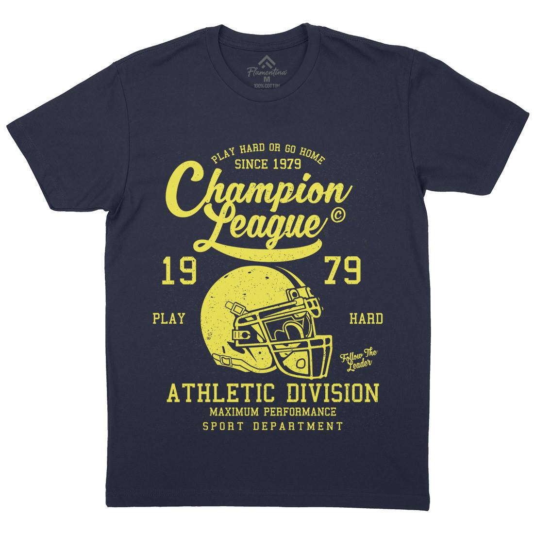 Champion League Mens Organic Crew Neck T-Shirt Sport A031
