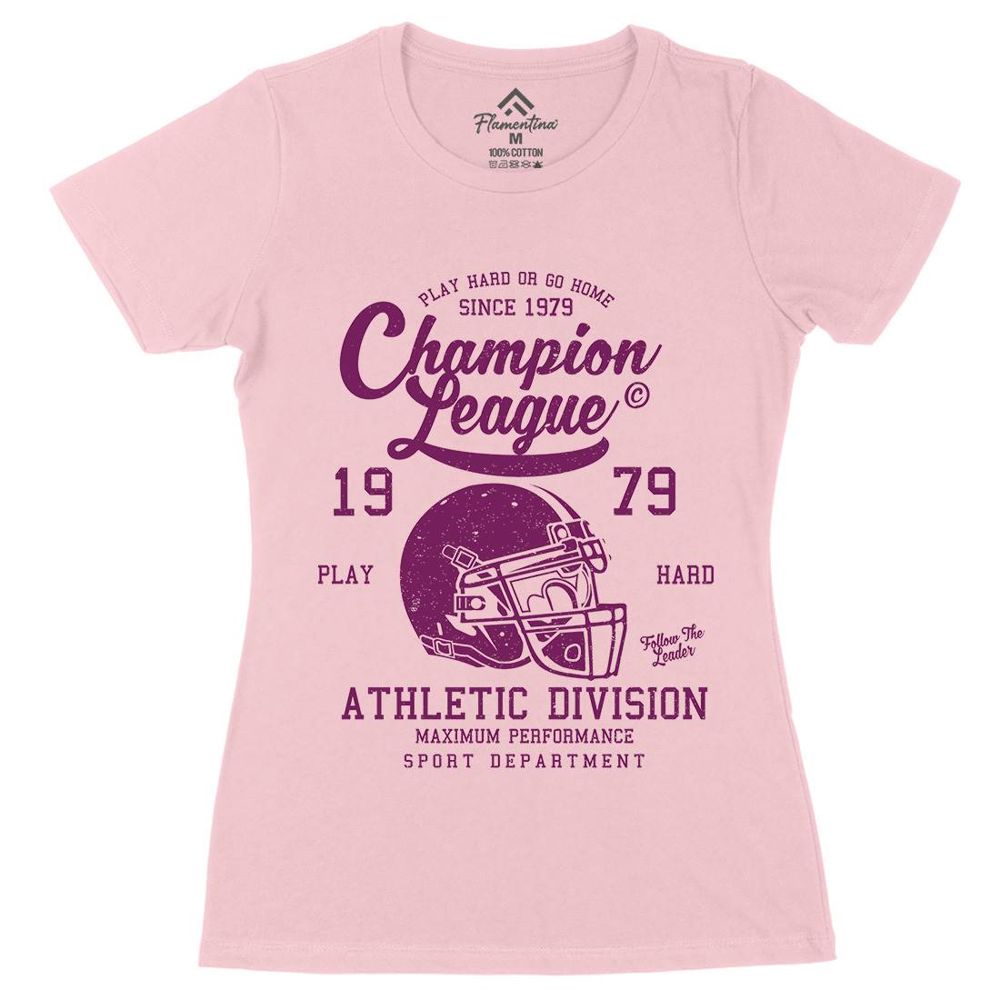 Champion League Womens Organic Crew Neck T-Shirt Sport A031