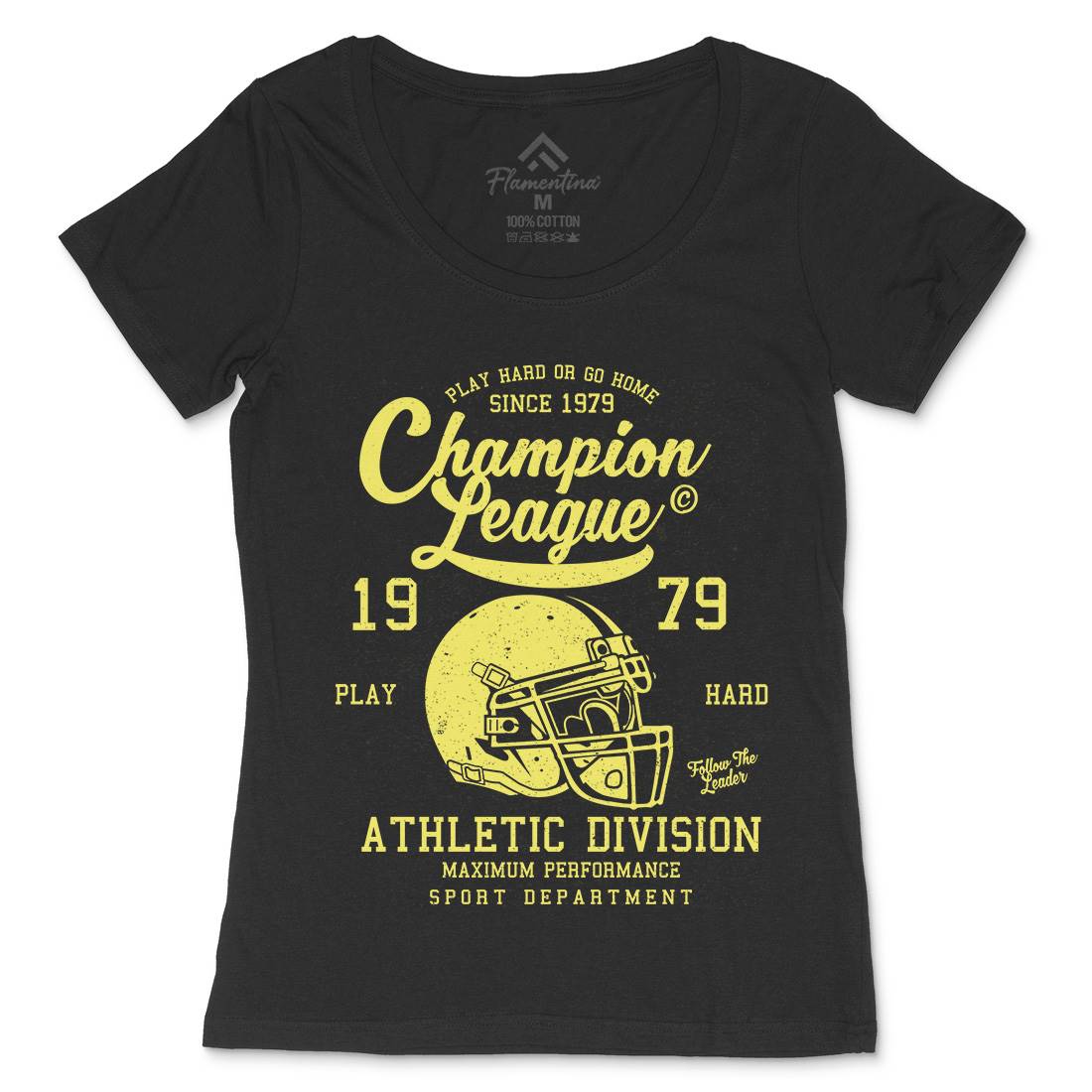 Champion League Womens Scoop Neck T-Shirt Sport A031