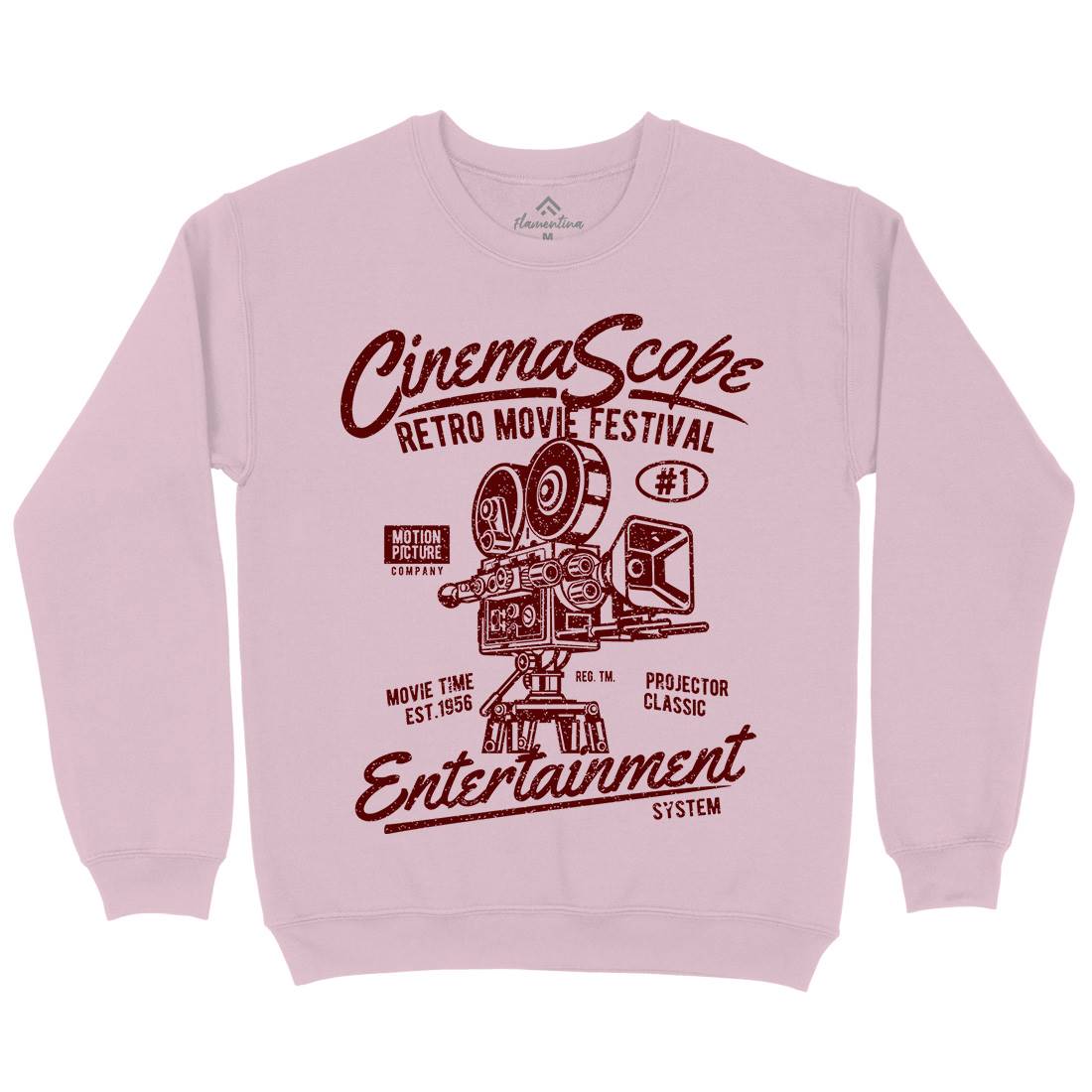 Cinema Scope Kids Crew Neck Sweatshirt Media A033