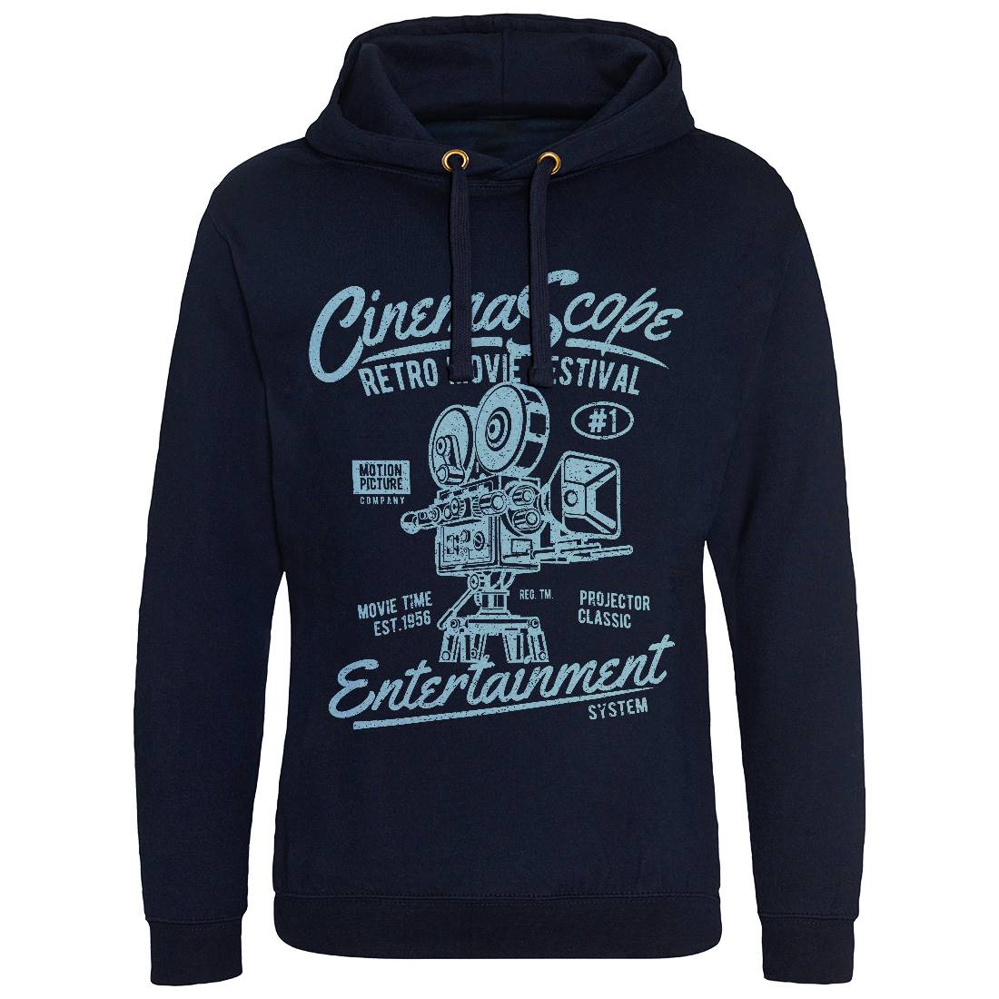 Cinema Scope Mens Hoodie Without Pocket Media A033