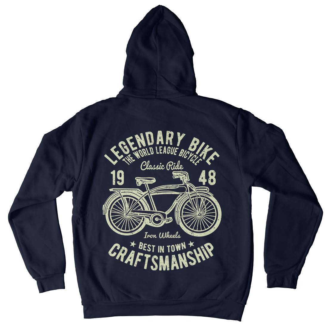 Classic Bicycle Mens Hoodie With Pocket Bikes A035