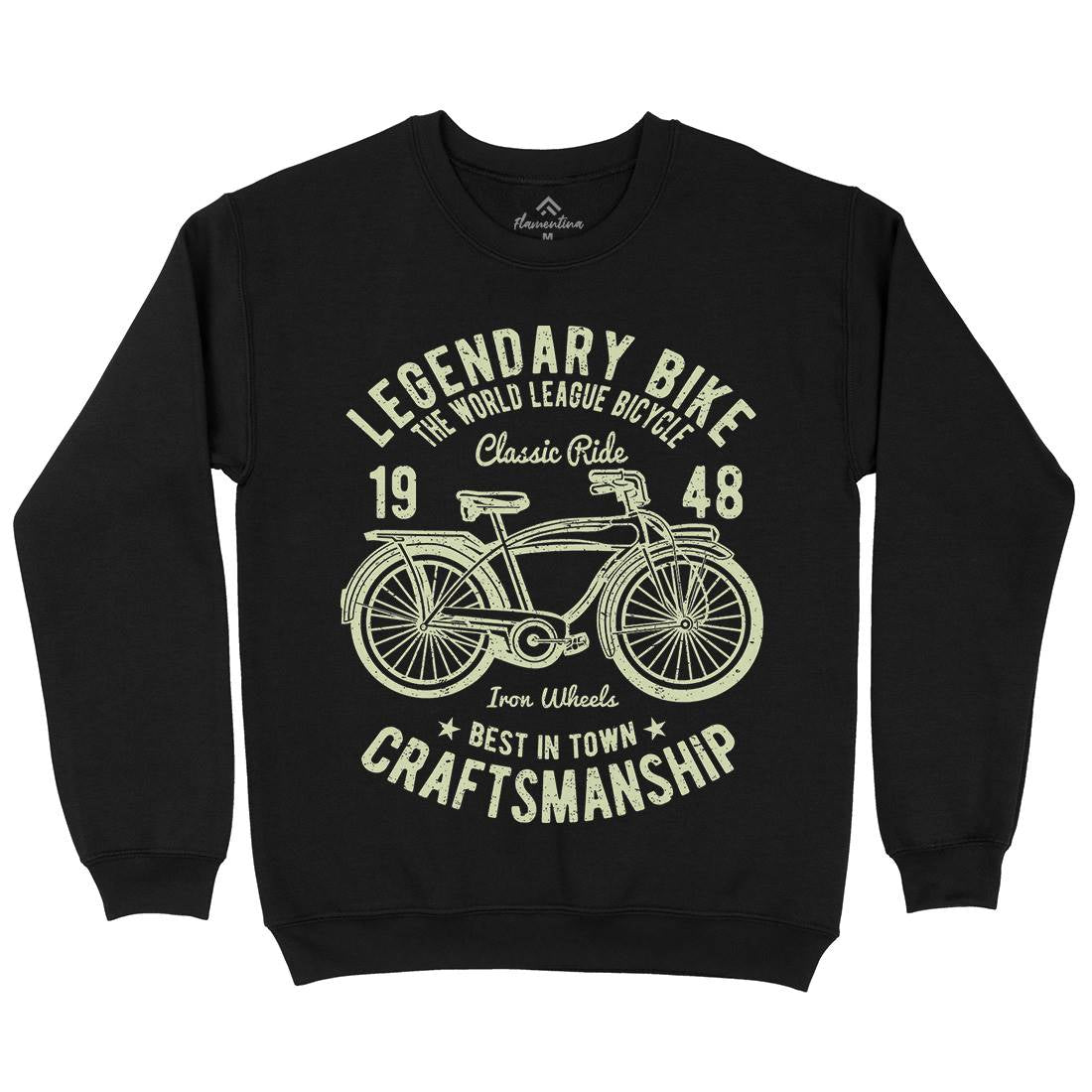 Classic Bicycle Kids Crew Neck Sweatshirt Bikes A035