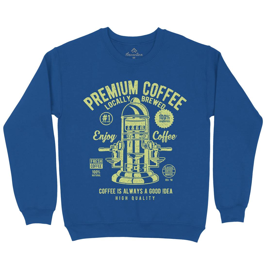 Classic Coffee Maker Kids Crew Neck Sweatshirt Drinks A036