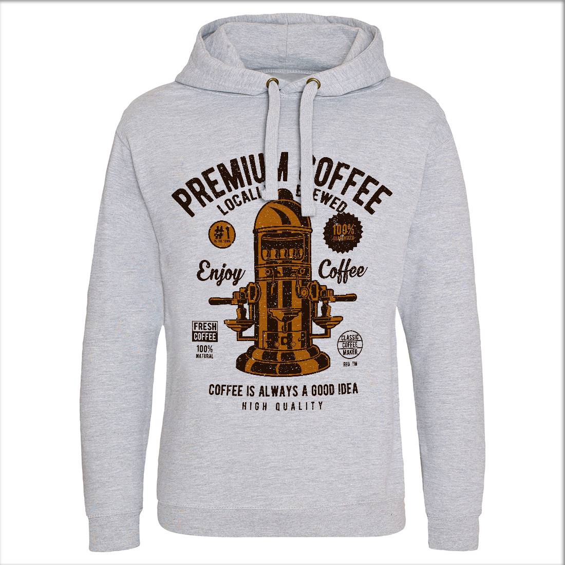 Classic Coffee Maker Mens Hoodie Without Pocket Drinks A036