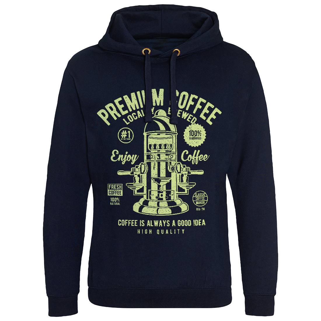 Classic Coffee Maker Mens Hoodie Without Pocket Drinks A036