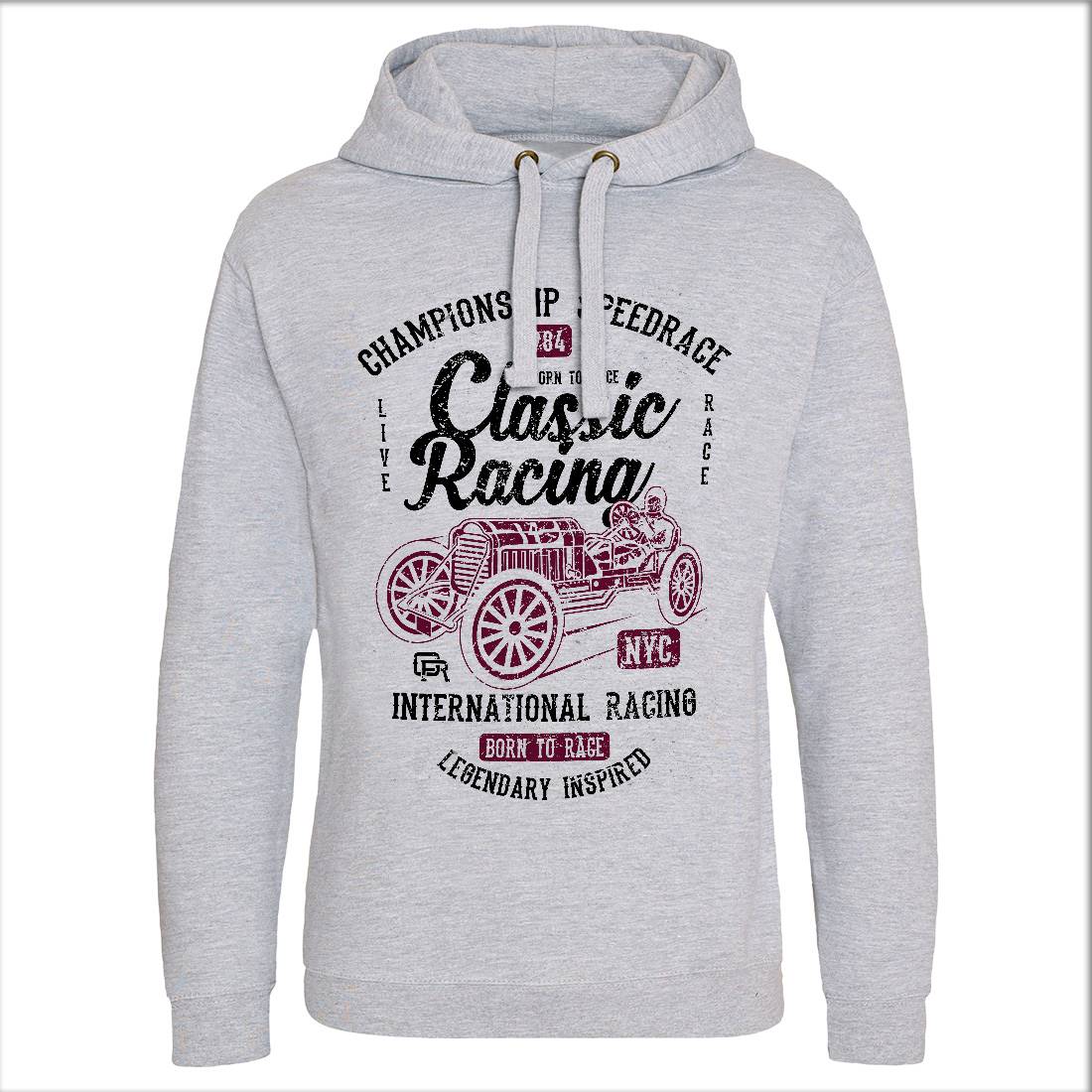 Classic Racing Mens Hoodie Without Pocket Cars A037
