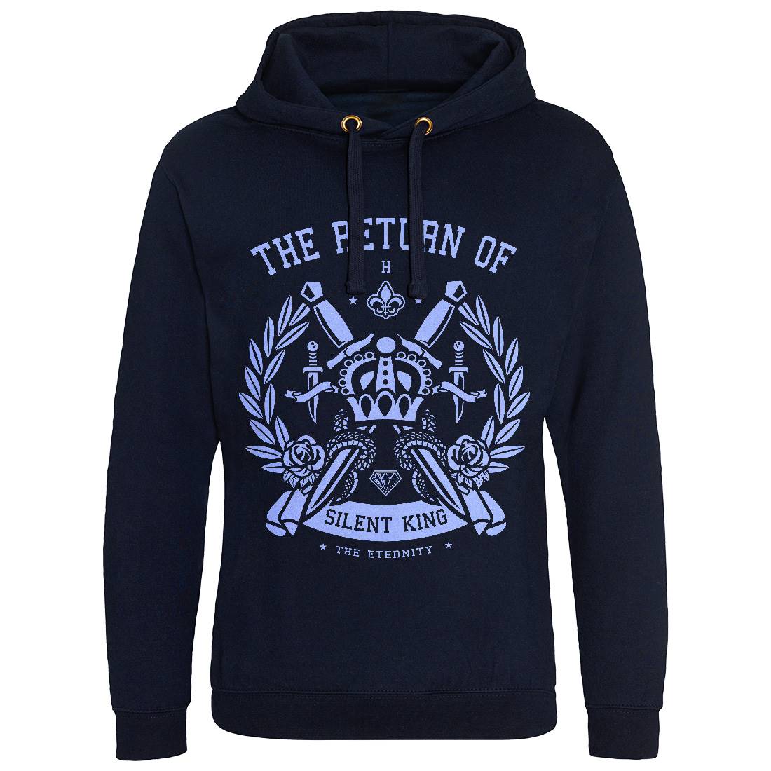 Crown Mens Hoodie Without Pocket Retro A039