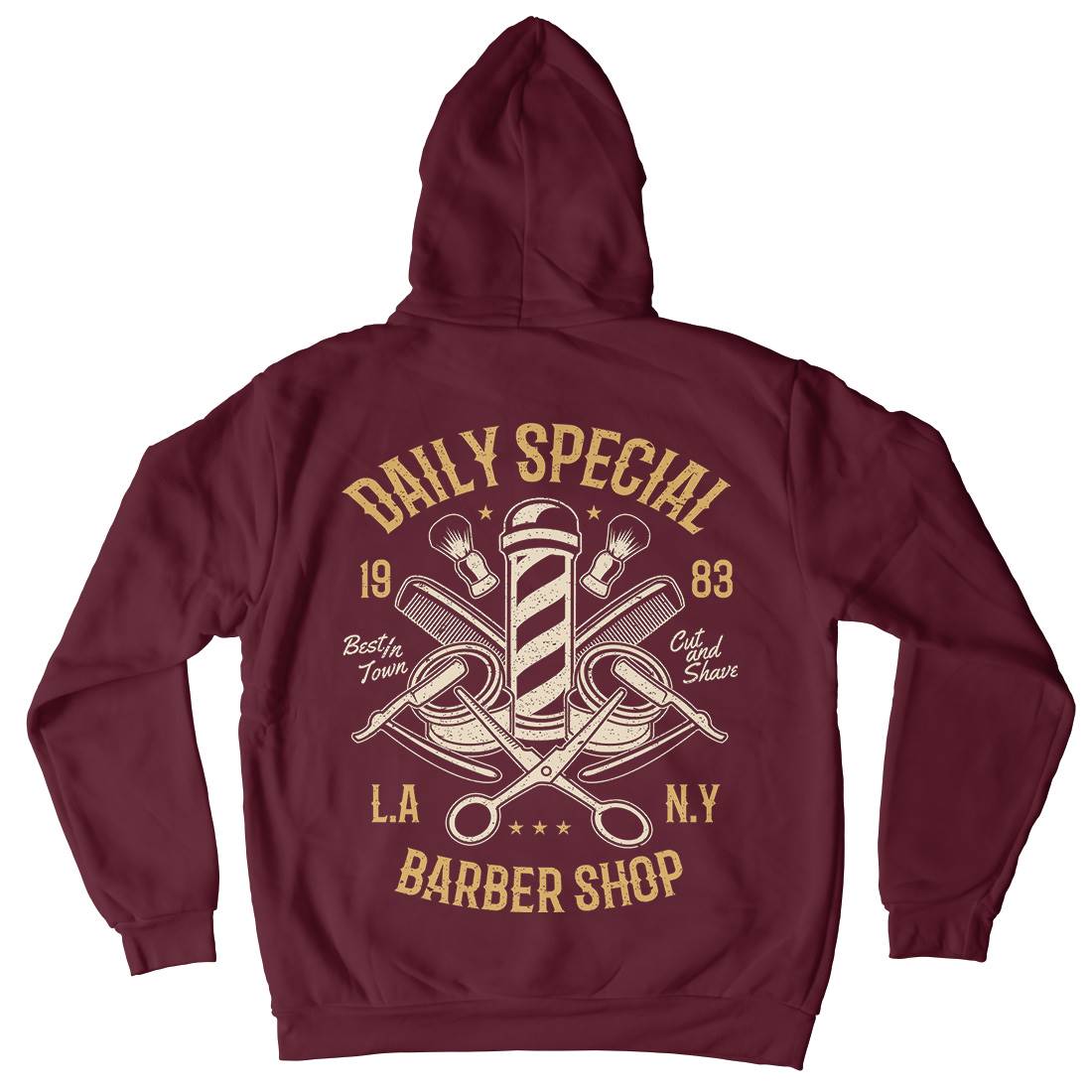 Daily Special Shop Mens Hoodie With Pocket Barber A041
