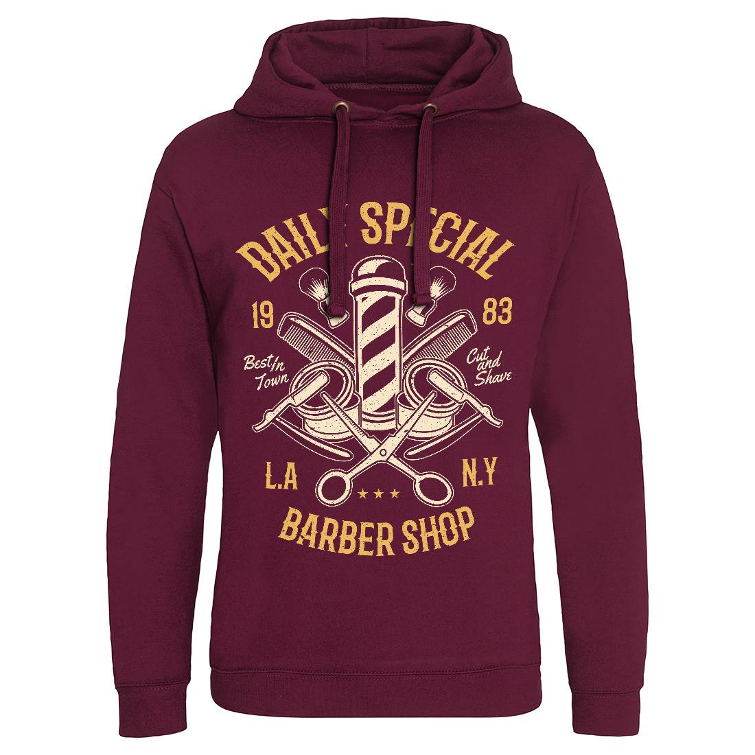 Daily Special Shop Mens Hoodie Without Pocket Barber A041