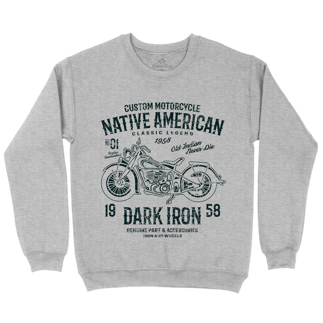 Dark Iron Kids Crew Neck Sweatshirt Motorcycles A042